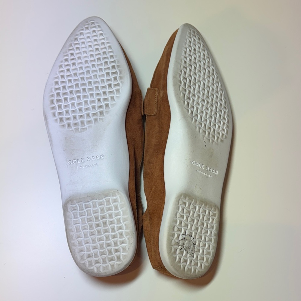 Cole Haan Tan Suede Women's Loafers - Picture 5 of 5